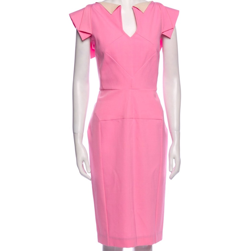 Open to all offers! Roland mouret pink dress size US 4
